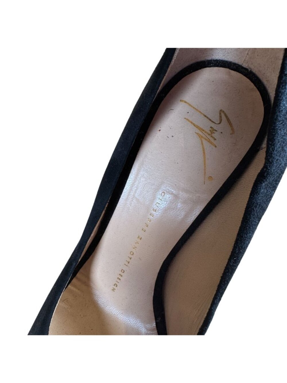 Giuseppe Zanotti Peep Toe Calf Hair Leopard Print Wedge Shoes Heels Size 39 - Picture 4 of 8